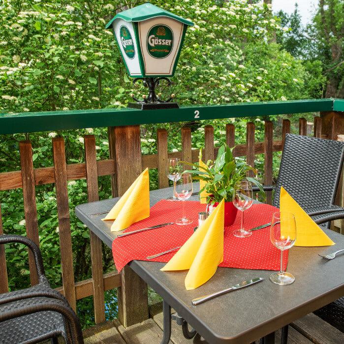 Restaurant "Naturfreunde Bootshaus" in Sankt Pölten