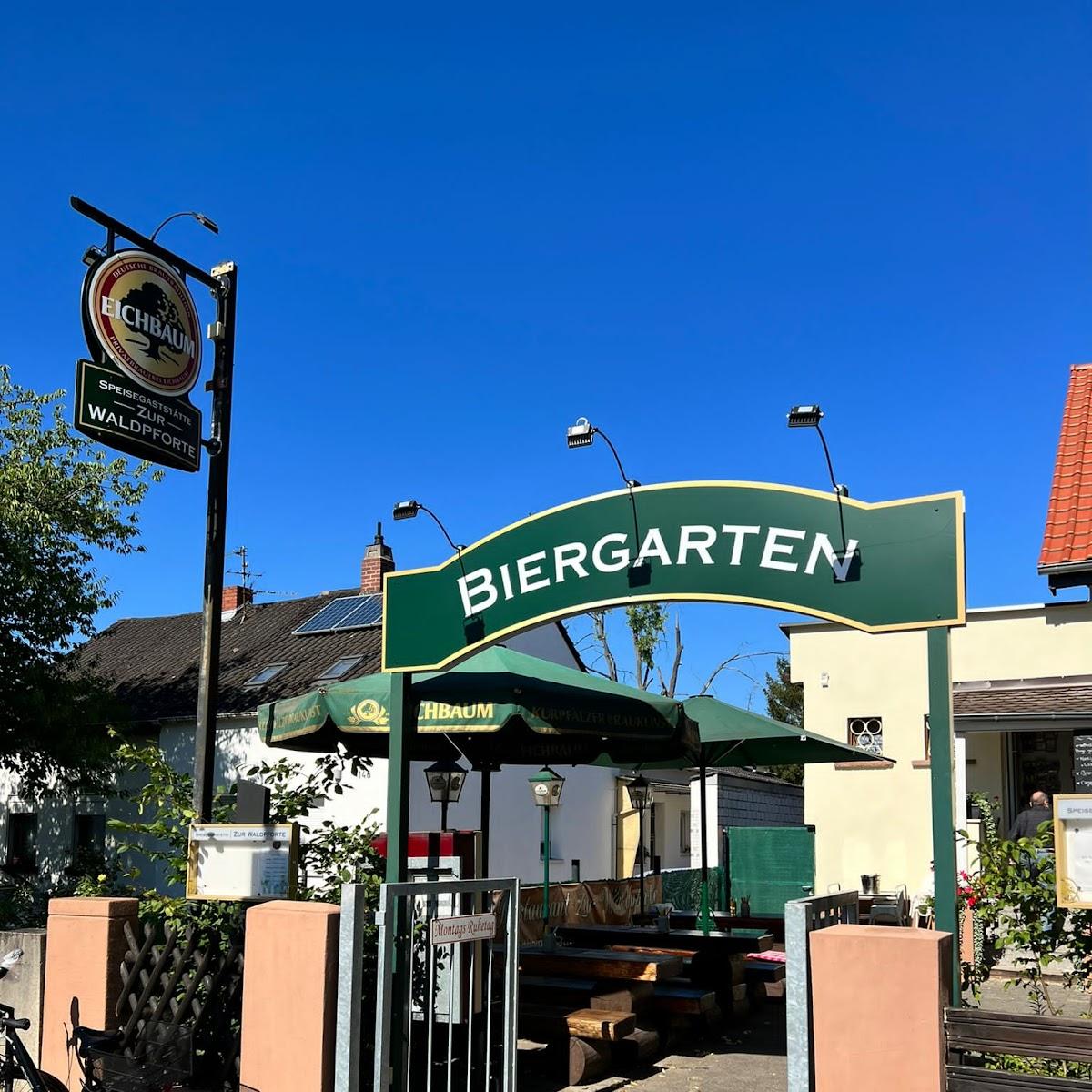 Restaurant "Restaurant Zur Waldpforte" in Mannheim