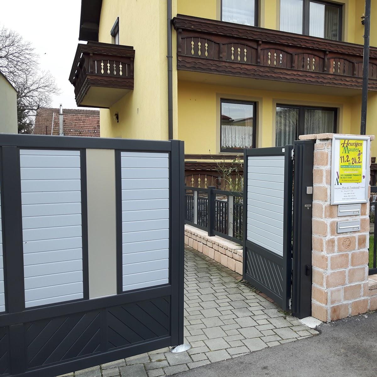 Restaurant "Heurigen & Weinbau Maurer" in Zwentendorf an der Donau