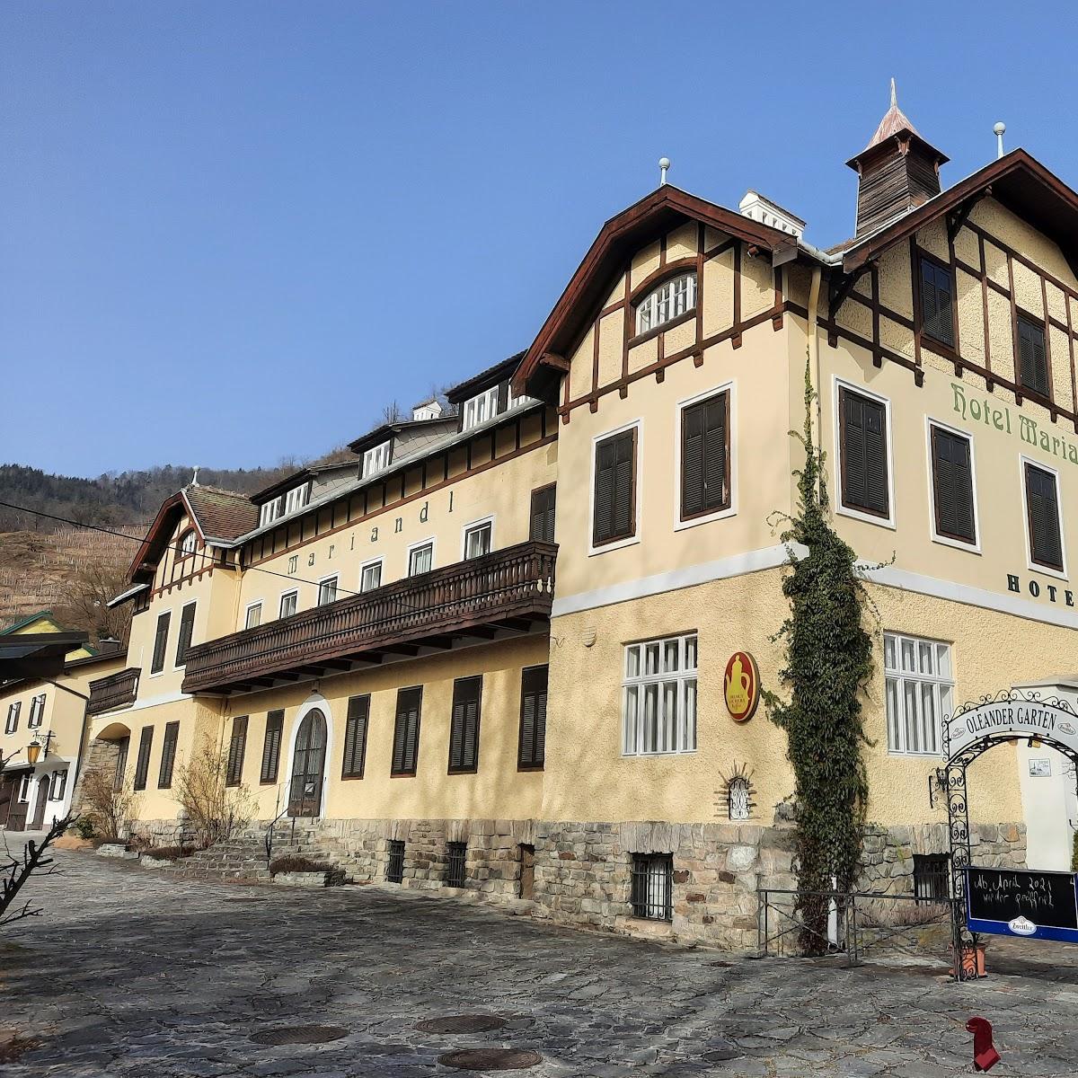 Restaurant "Hotel Mariandl" in Spitz