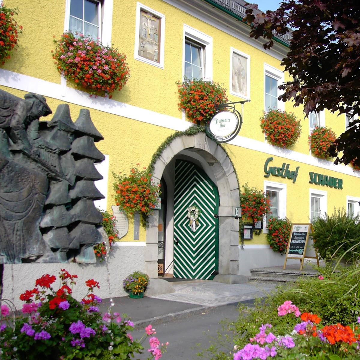 Restaurant "Gasthof Schauer" in Waldhausen im Strudengau
