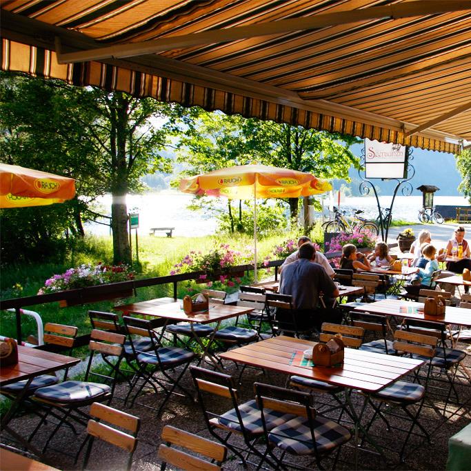 Restaurant "Uferwirt Seeraunzn" in Bad Goisern am Hallstättersee