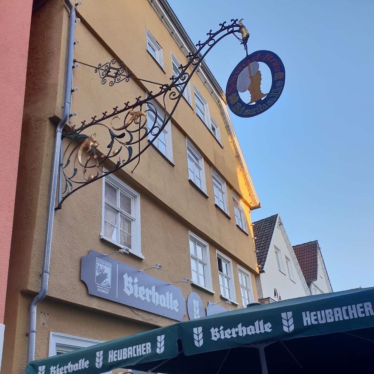 Restaurant "Bierhalle" in Aalen