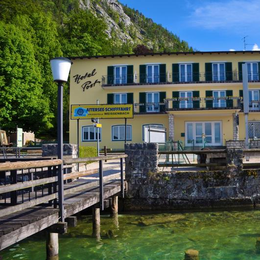 Restaurant "Hotel Post" in Weißenbach am Attersee