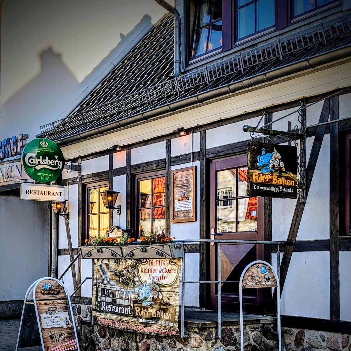 Restaurant "Puk up‘n Balken die urgemütliche Schänke" in Bergen auf Rügen