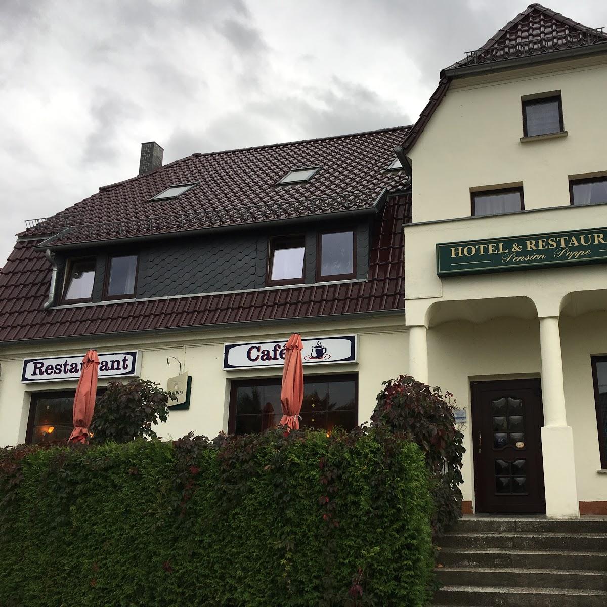 Restaurant "Hotel u. Restaurant Pension Poppe" in Schorfheide