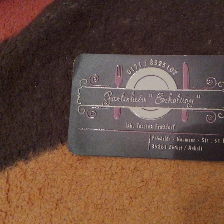 Restaurant "Gaststätte Erholung" in Zerbst-Anhalt