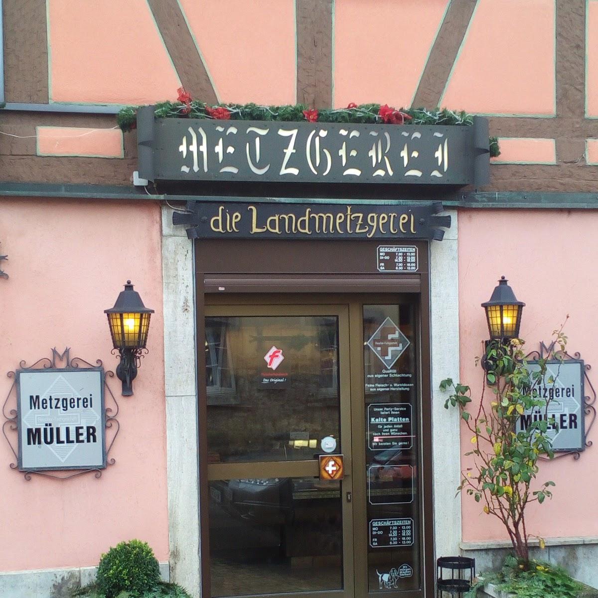 Restaurant "Landmetzgerei Müller" in Kleinrinderfeld
