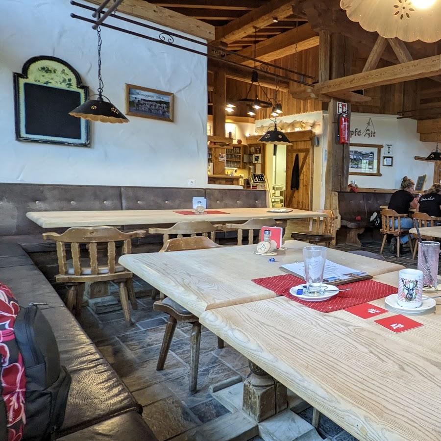 Restaurant "Gipfö Hit" in Thierbach Wildschönau