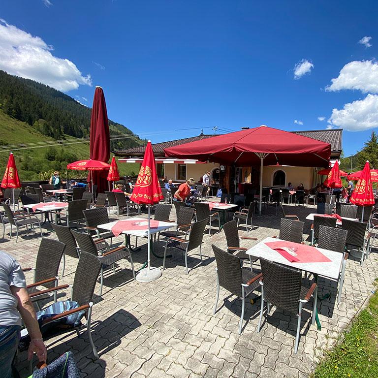 Restaurant "Alpengasthof Schönanger Alm" in Auffach
