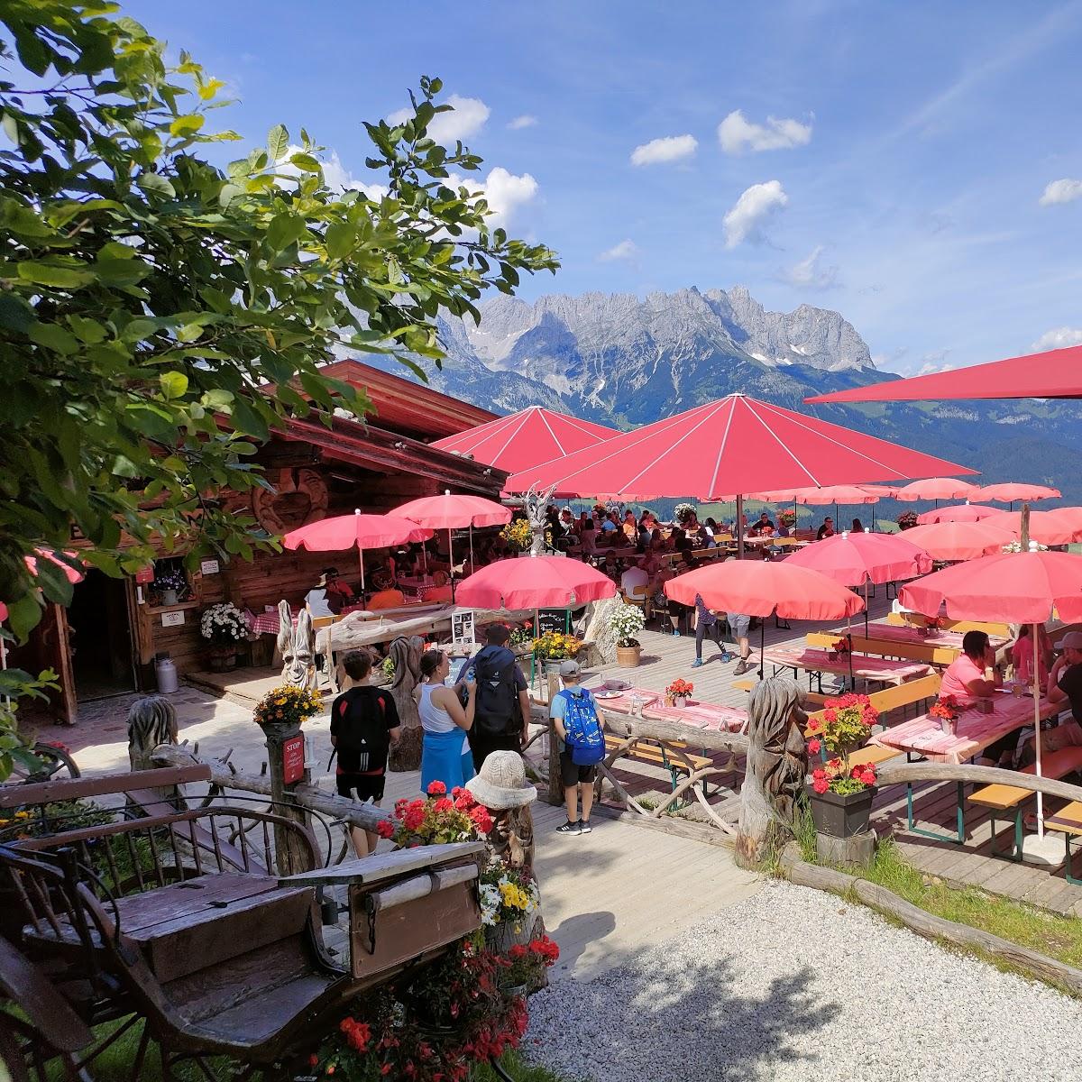 Restaurant "Rübezahl-Alm" in Ellmau am Wilden Kaiser