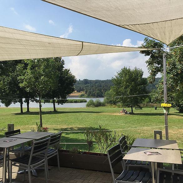 Restaurant "Restaurant & Cafe Seeterrasse - Freizeit Gelände am Aartalsee" in  Bischoffen