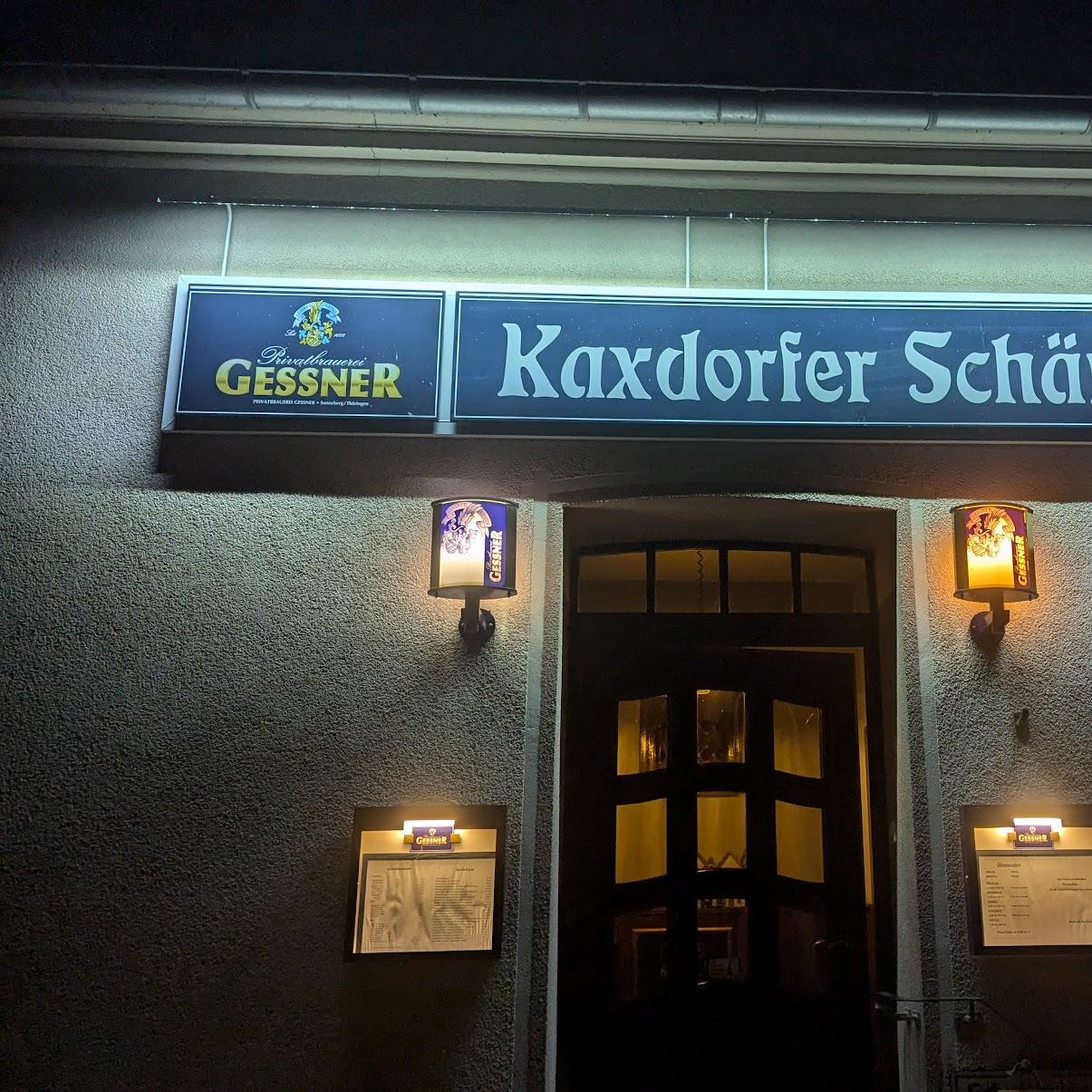Restaurant "Kaxdorfer Schenke Inh. Udo Rautenberg" in Herzberg (Elster)