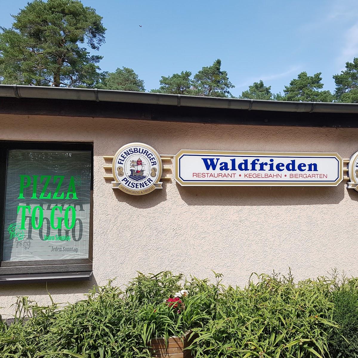 Restaurant "Waldfrieden Großwudicke" in Milower Land
