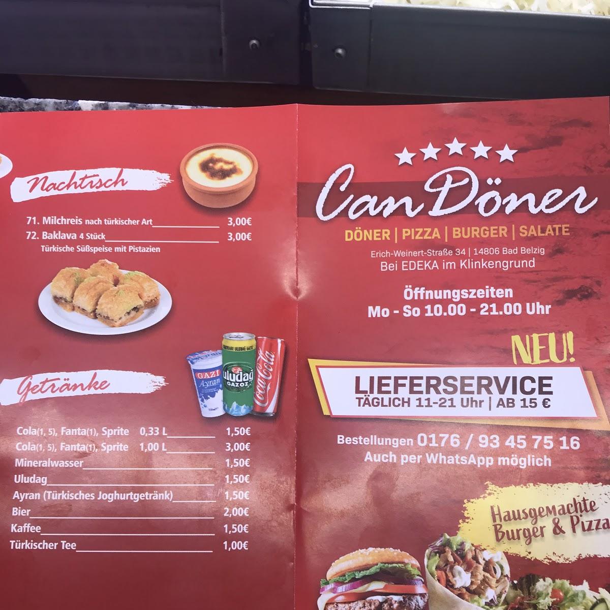 Restaurant "Can döner" in Bad Belzig