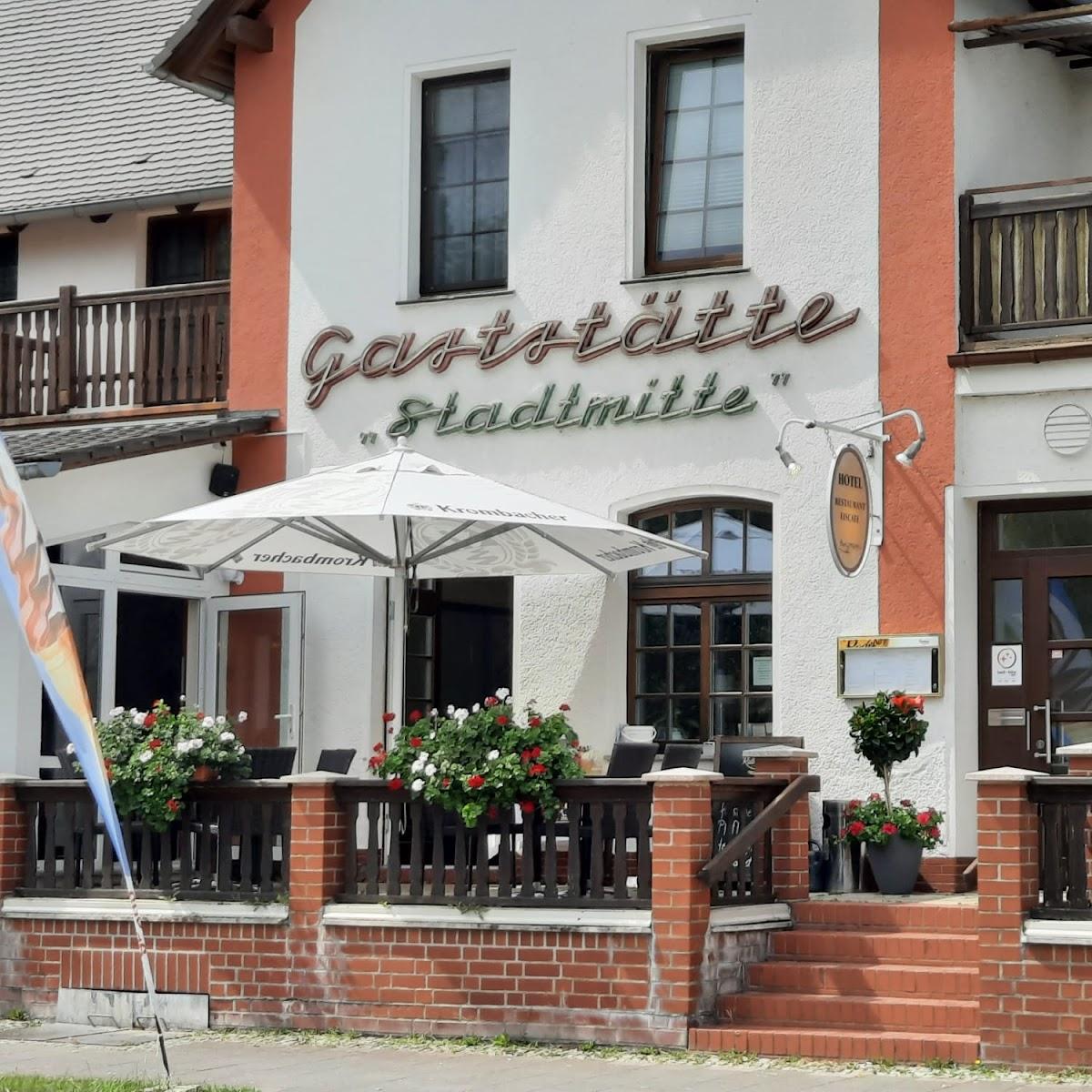 Restaurant "Hotel - Restaurant - Eiscafe  Stadtmitte " in Brück