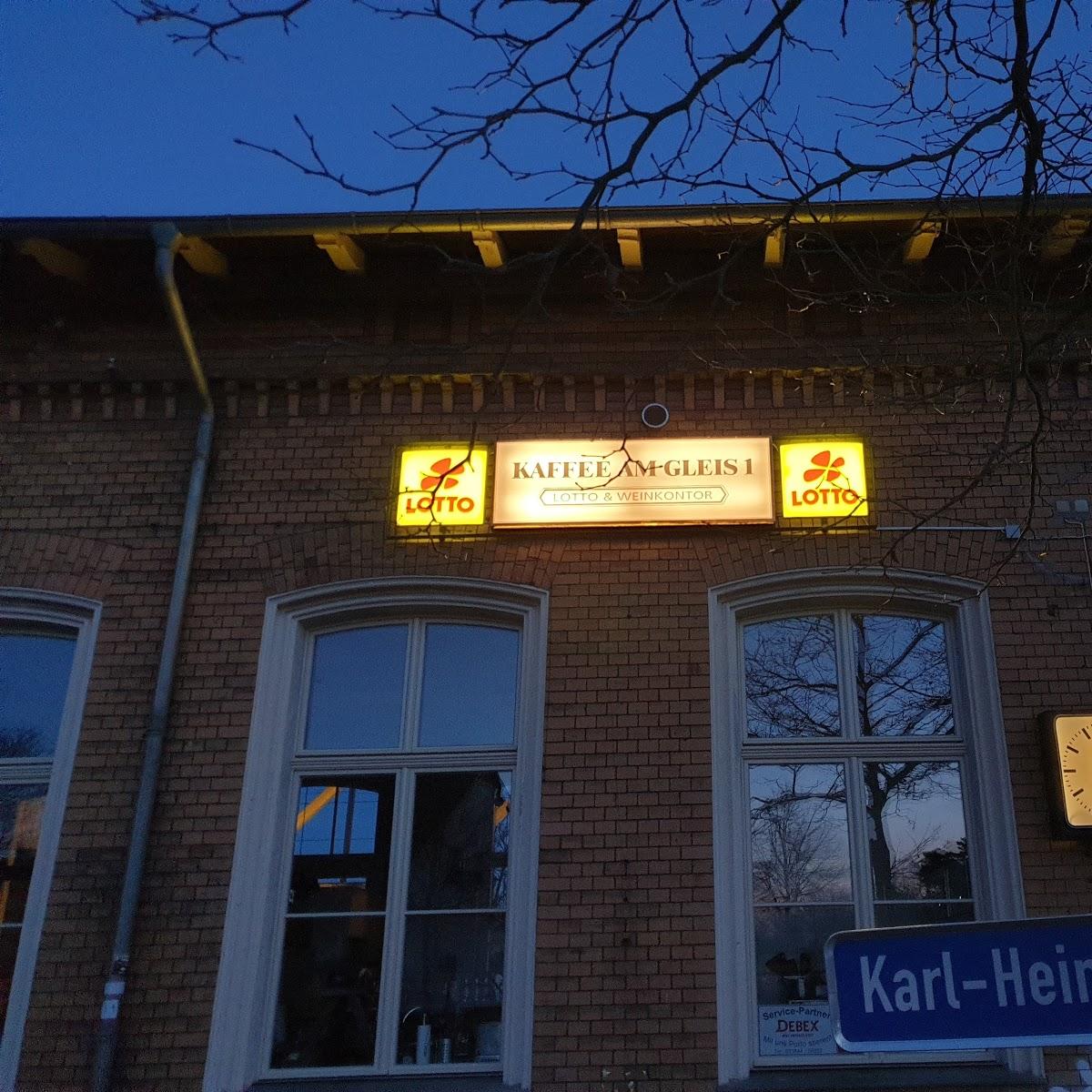 Restaurant "Lotto und Weinkontor im Bahnhof" in Brück