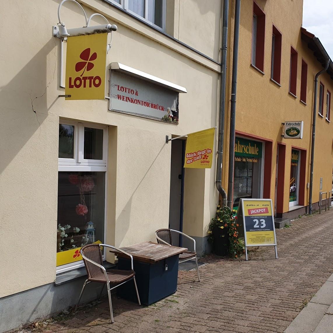 Restaurant "Lotto und Weinkontor im Bahnhof" in Brück