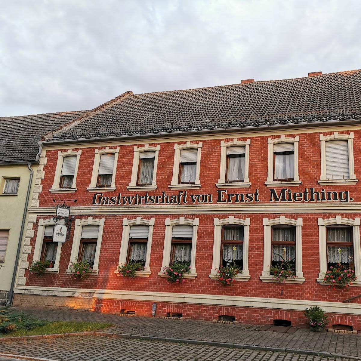 Restaurant "Gasthaus & Pension Miething" in Niedergörsdorf