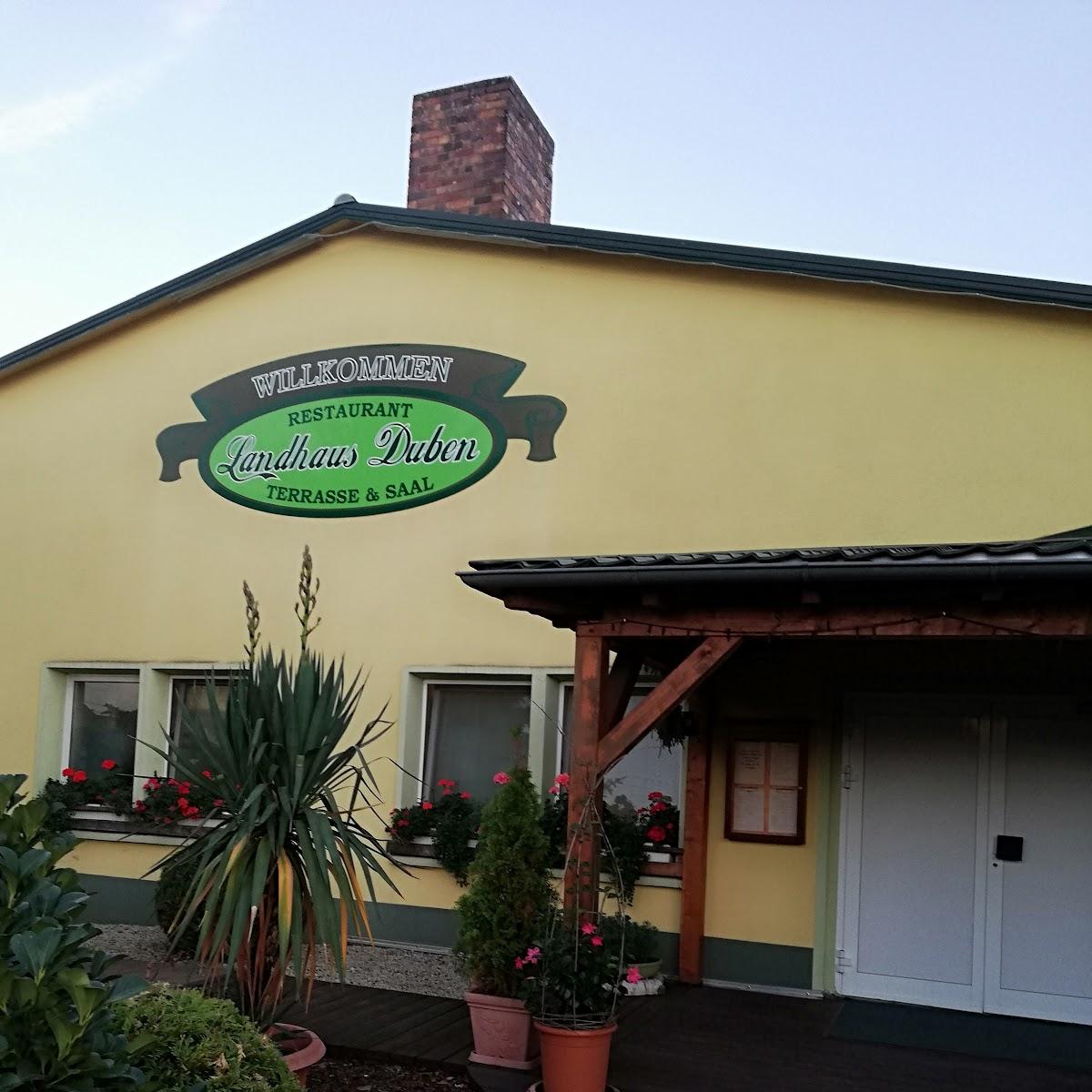 Restaurant "Landhaus Duben" in Luckau