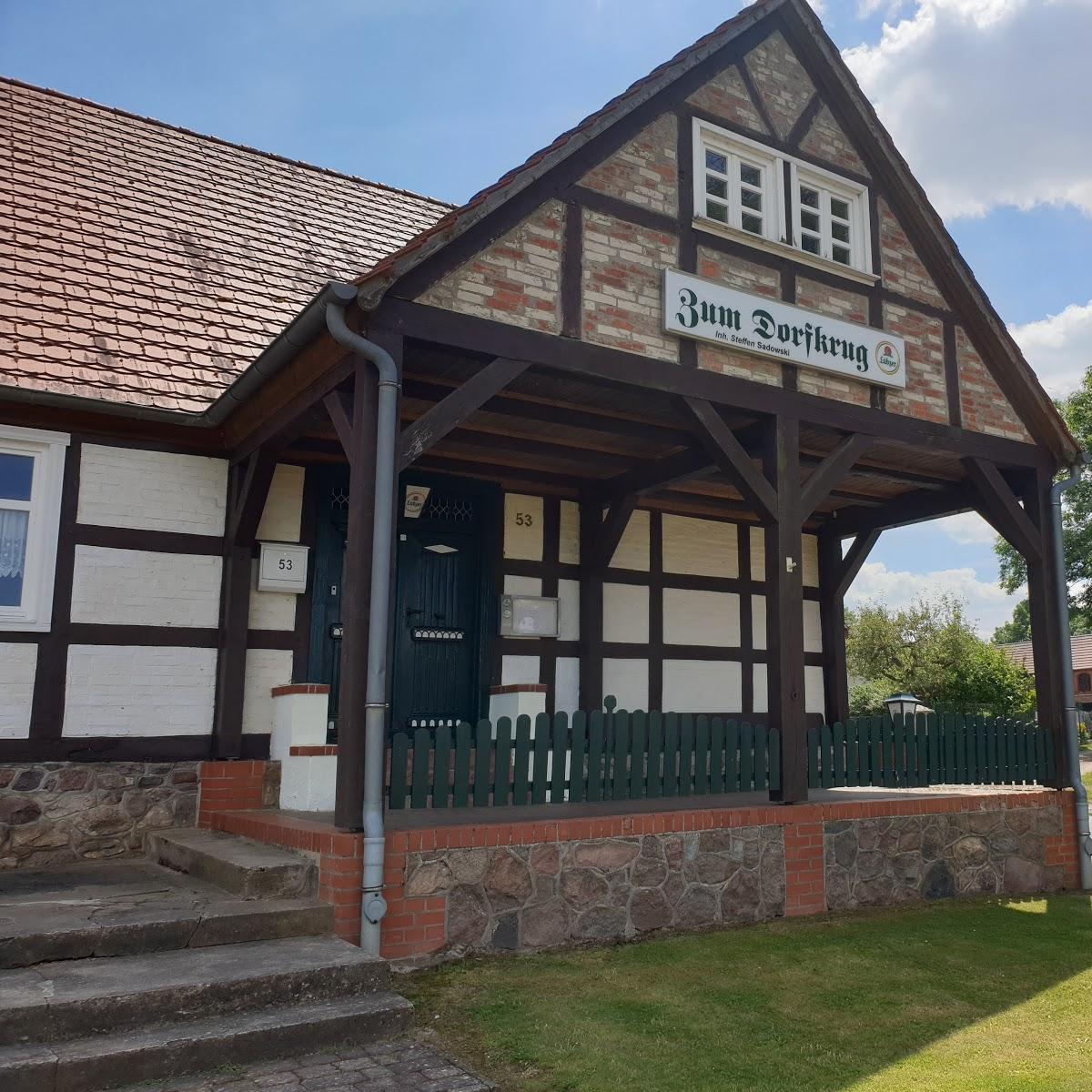 Restaurant "Zum Dorfkrug" in Kümmernitztal