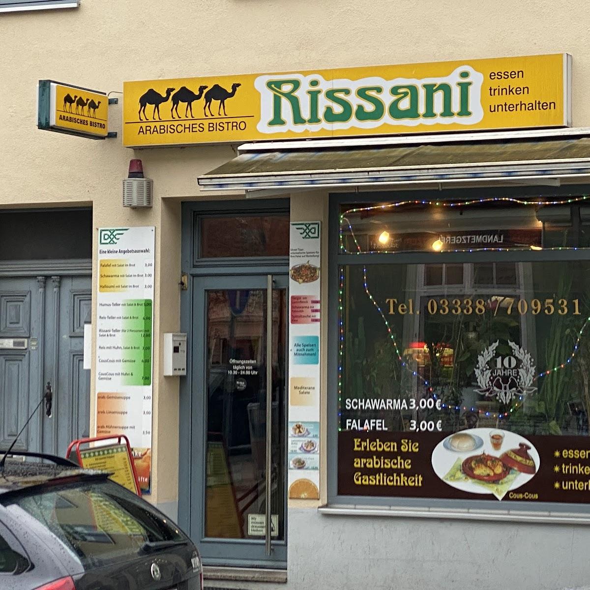 Restaurant "Rissani-Imbiss" in Bernau bei Berlin
