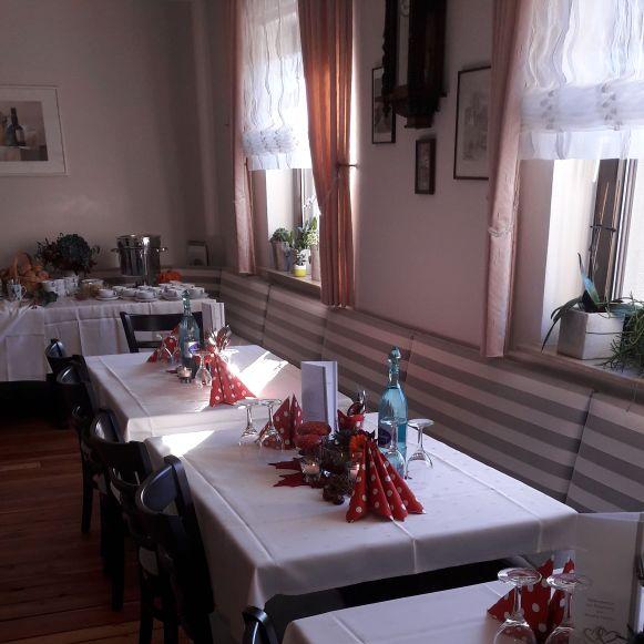 Restaurant "Gasthof Zur Schönen Aussicht - Karin Lamster" in Mespelbrunn