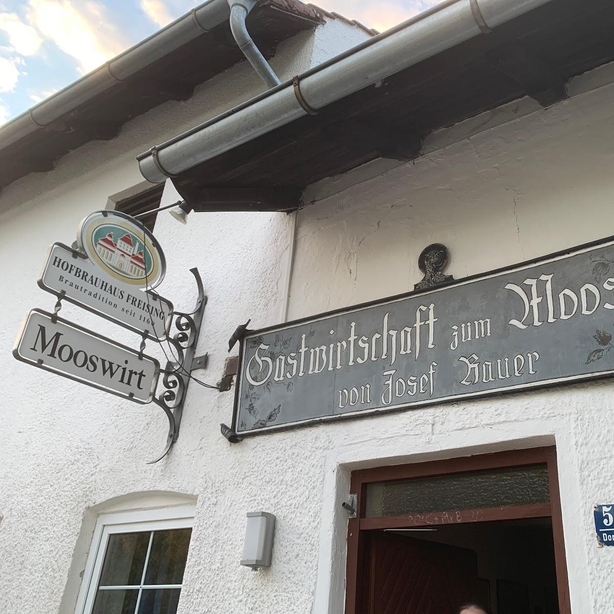 Restaurant "Gastwirtschaft Zum Mooswirt" in  Eitting