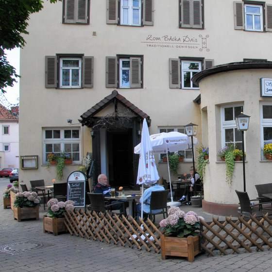 Restaurant "Weinstube Zom Bäcka Dais" in Stuttgart