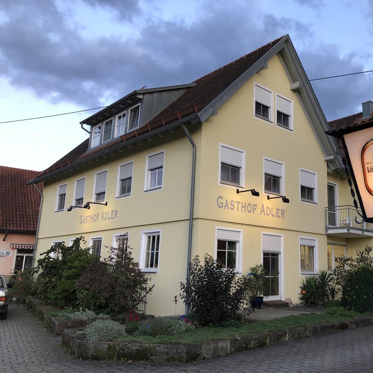 Restaurant "Gasthof Adler" in Untermünkheim