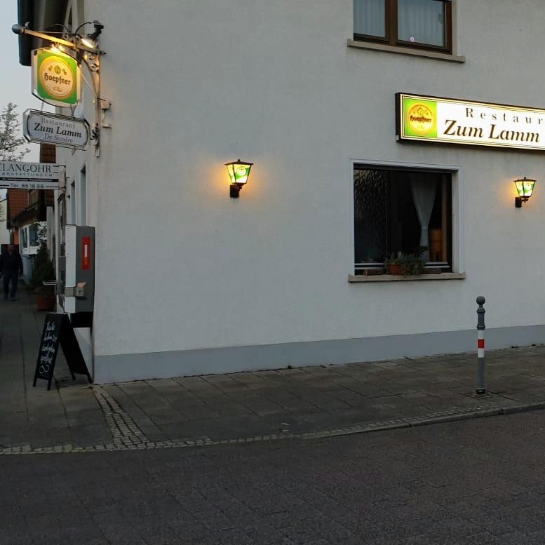 Restaurant "Zum Lamm" in Karlsruhe