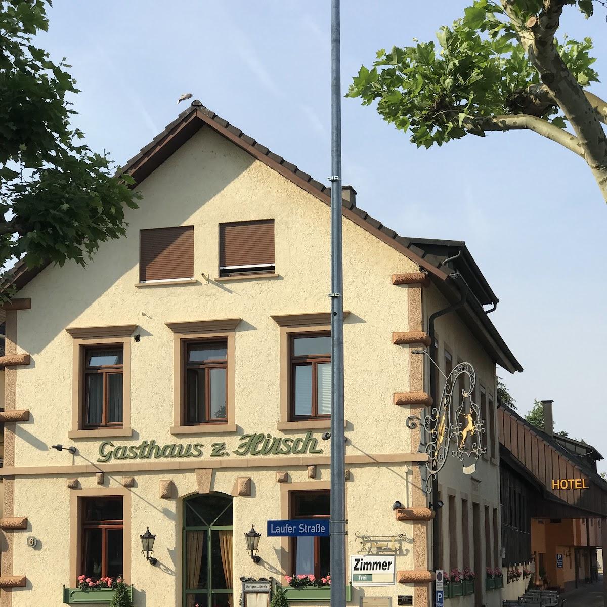 Restaurant "Gasthaus zum Hirsch" in Ottersweier