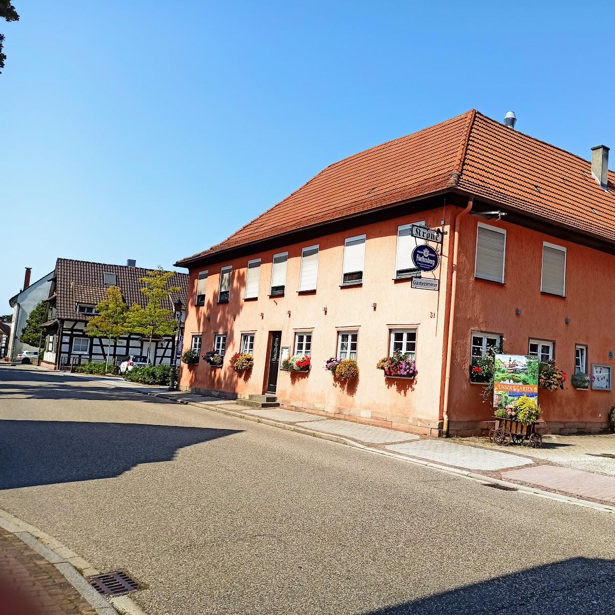 Restaurant "Krone" in Willstätt