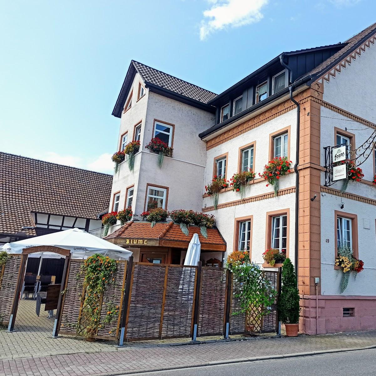 Restaurant "Blume" in Willstätt
