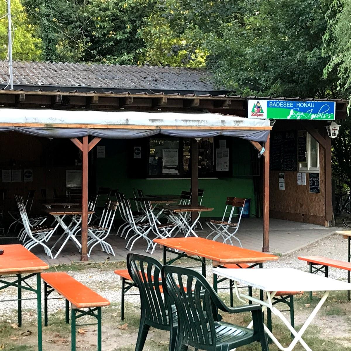 Restaurant "Honau Baggersee" in Rheinau