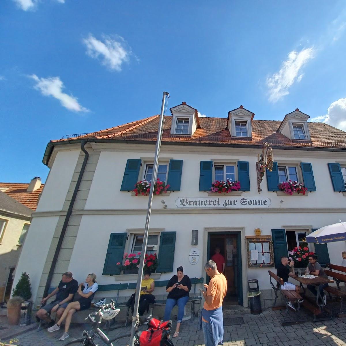 Restaurant "Brauerei & Gasthof zur Sonne -" in Bischberg