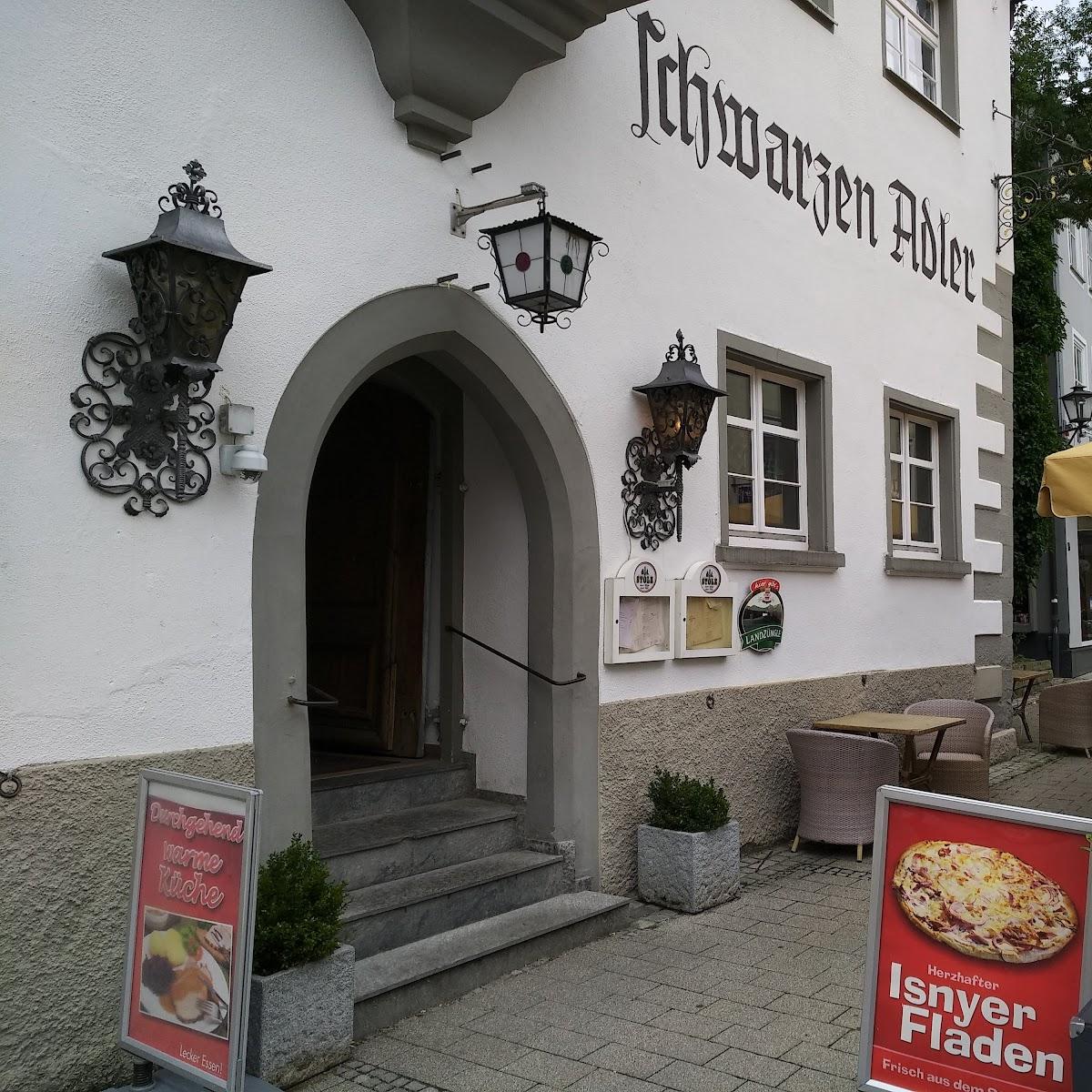 Restaurant "Gasthof Schwarzer Adler" in Isny im Allgäu