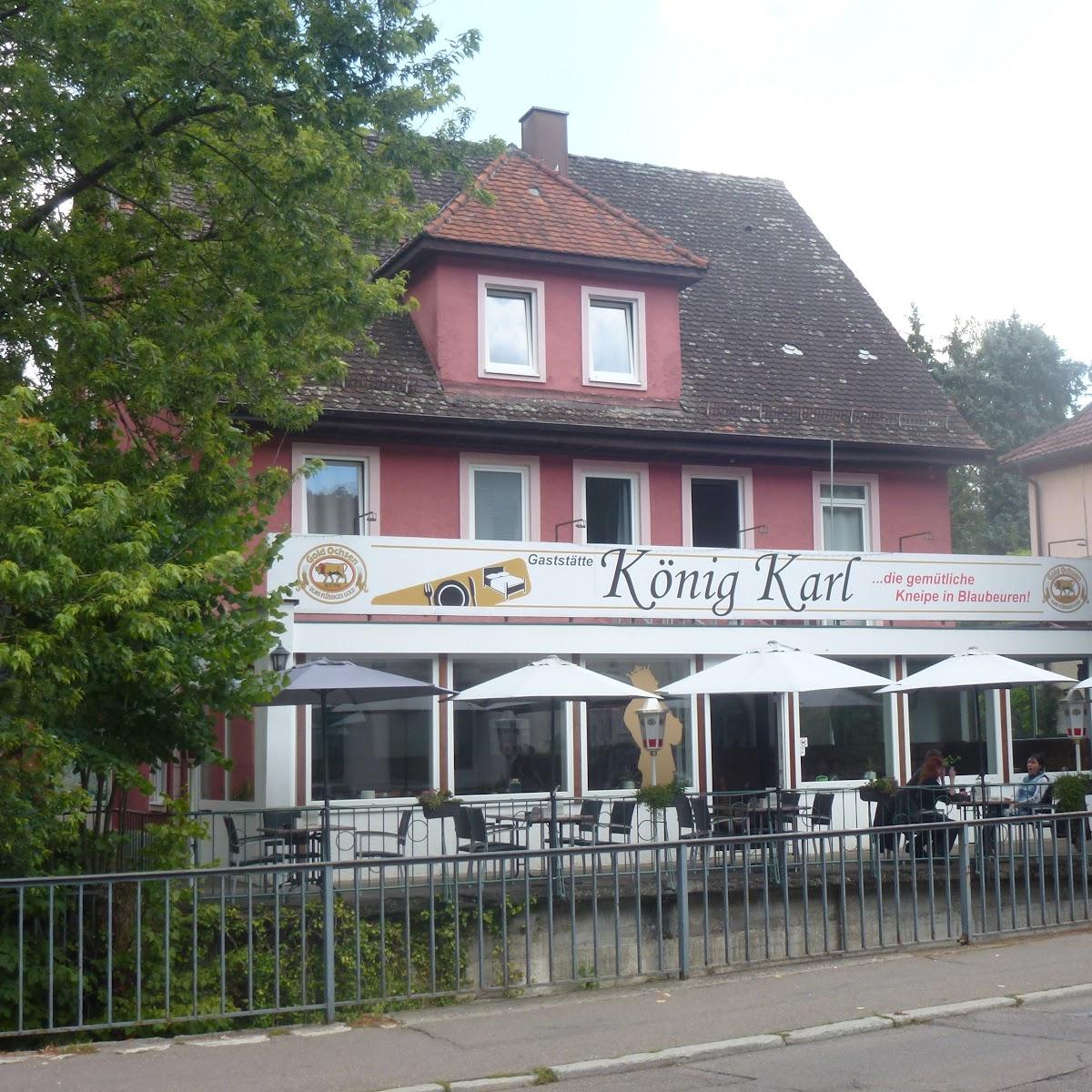 Restaurant "Gaststätte König Karl" in Blaubeuren