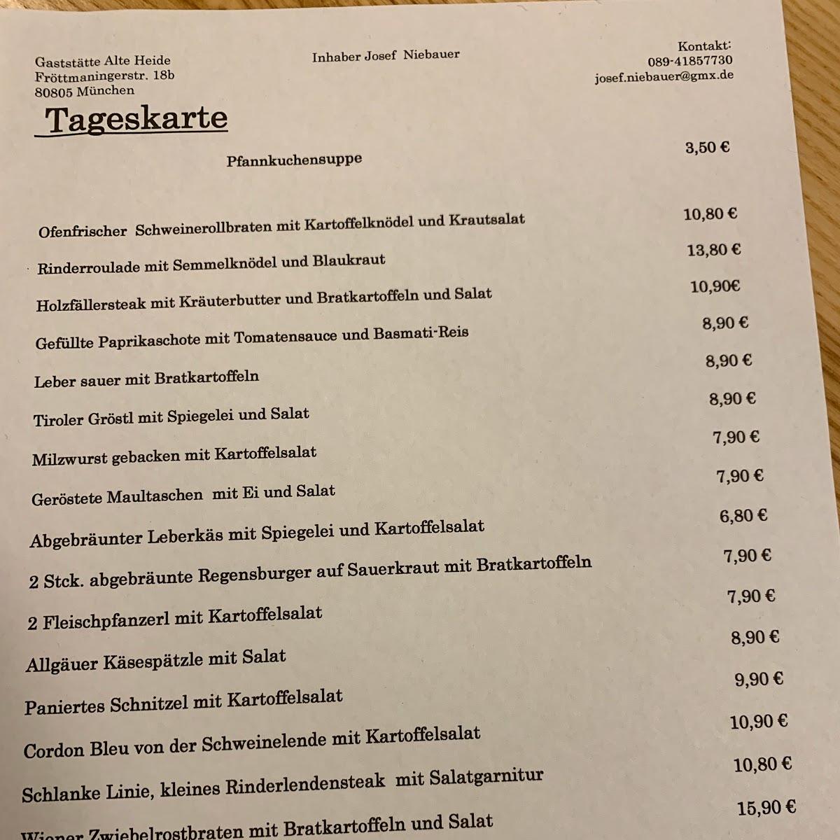 Restaurant "Restaurant Alte Heide" in München