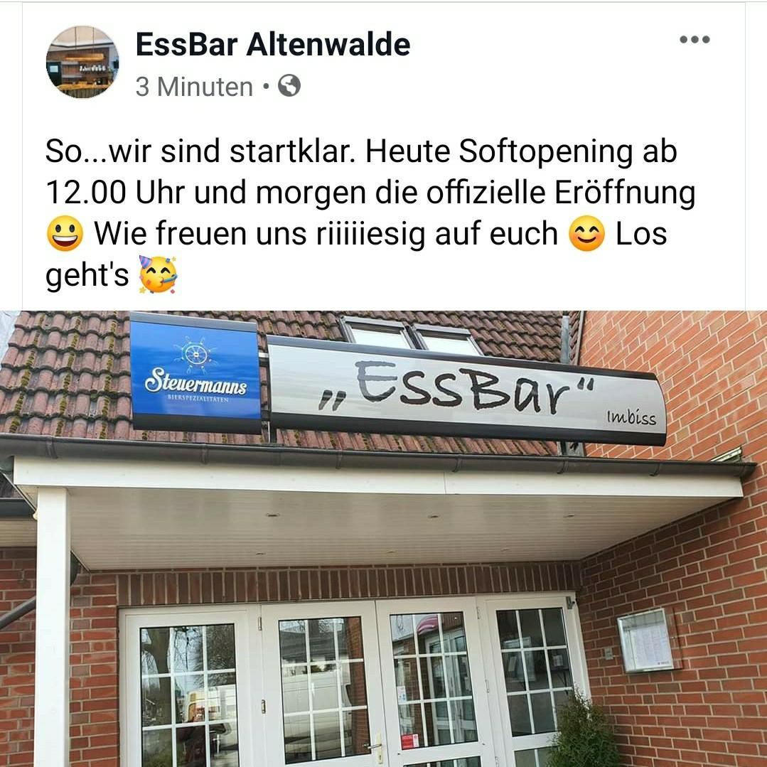 Restaurant "EssBar Imbiss Langen" in Geestland