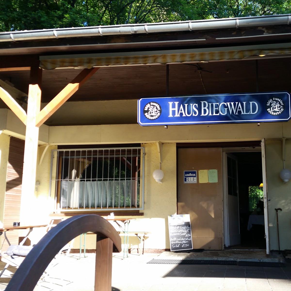 Restaurant "Haus Biegwald" in Frankfurt am Main