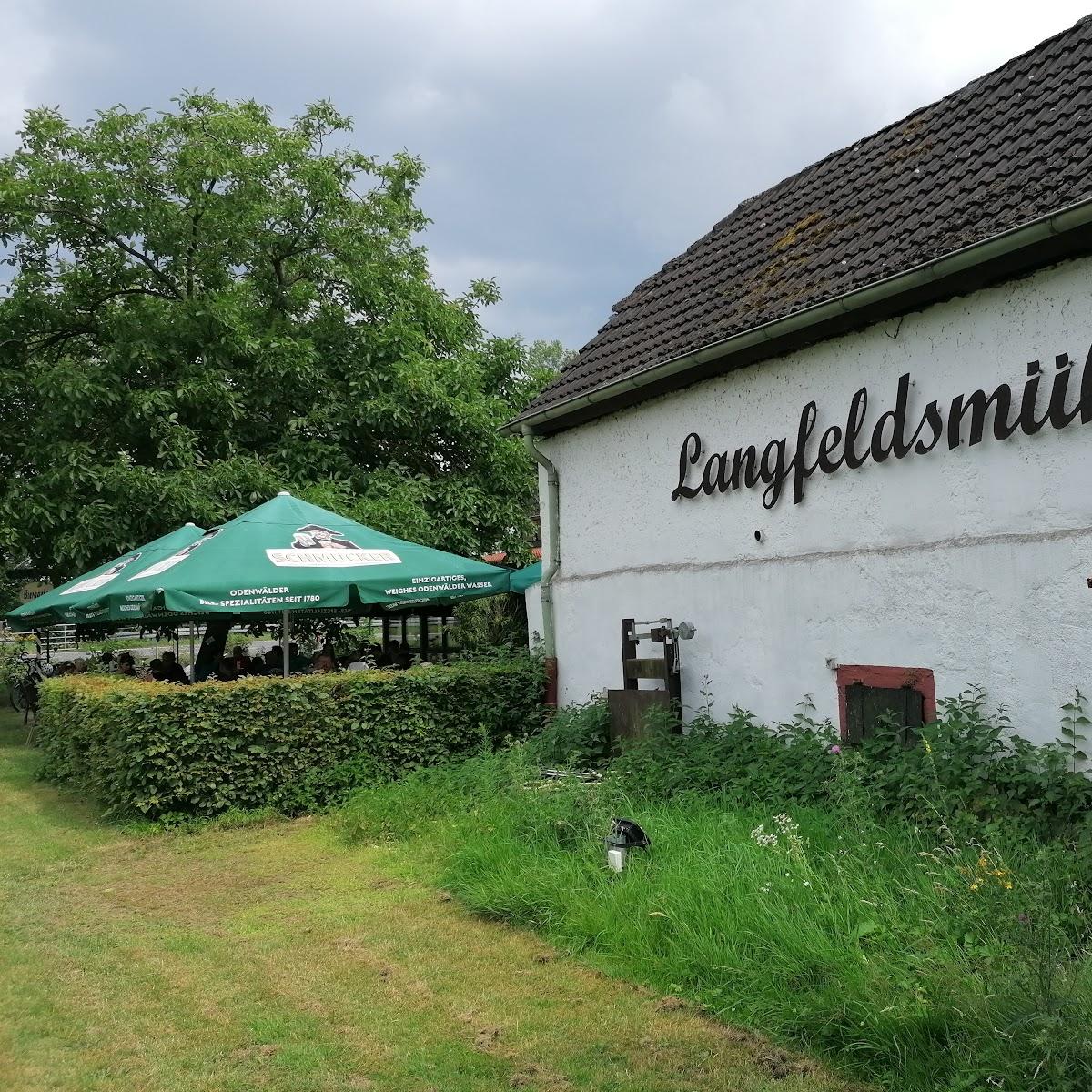 Restaurant "Landgasthof Langfeldsmühle" in Babenhausen