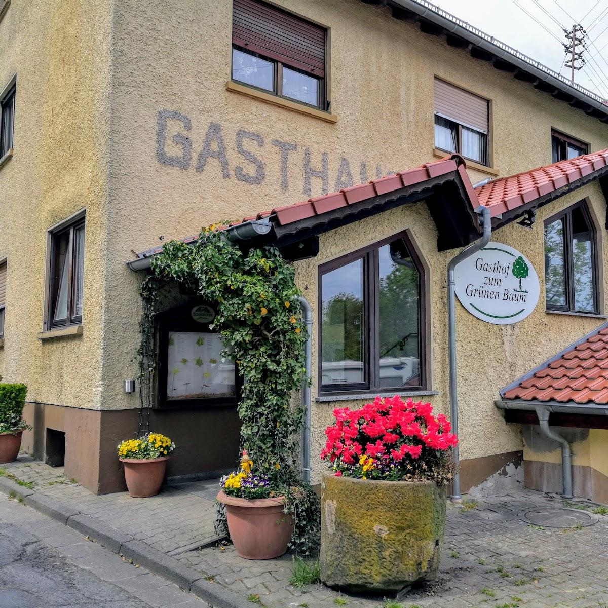 Restaurant "Gasthof zum grünen Baum" in Abtsteinach