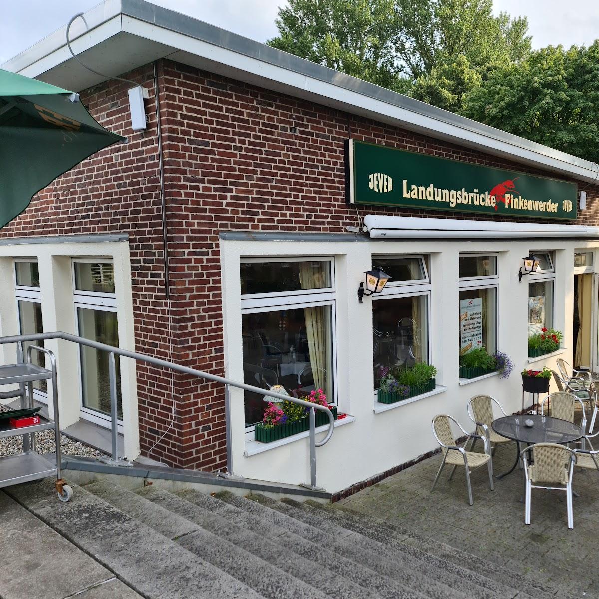 Restaurant "Finkenwerder Landungsbrücke" in Hamburg