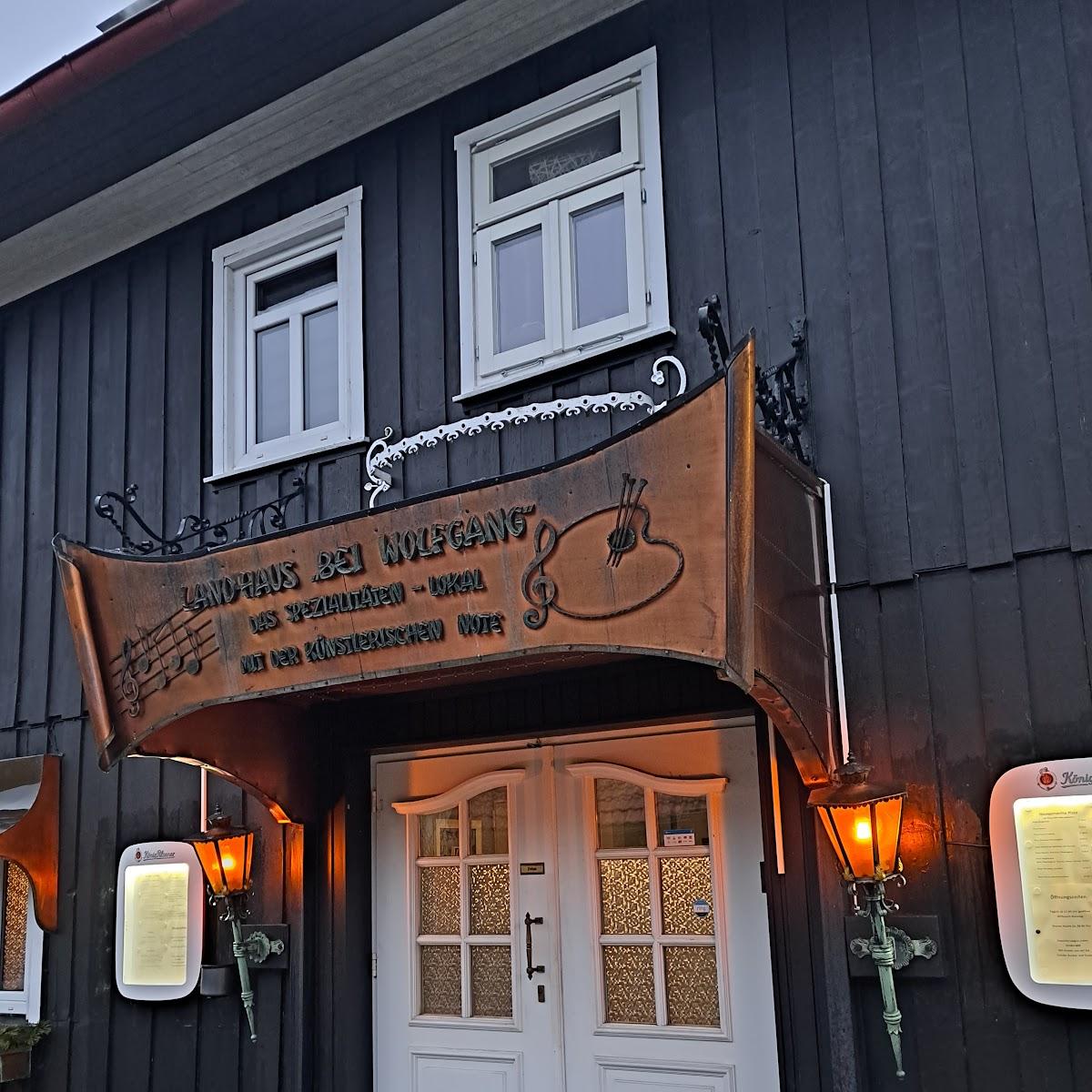 Restaurant "Landhaus bei Wolfgang" in Braunlage