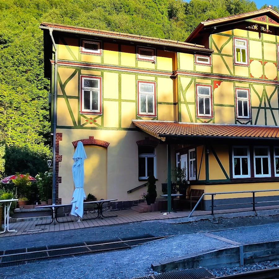 Restaurant "Gaststätte im Bahnhof Eisfelder Talmühle" in Harztor