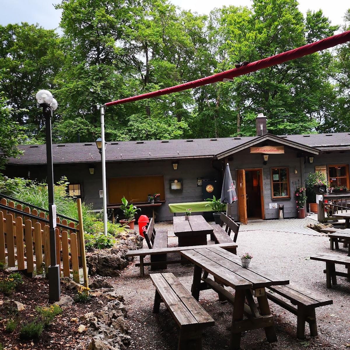 Restaurant "Kirchbühlhütte" in Mahlstetten