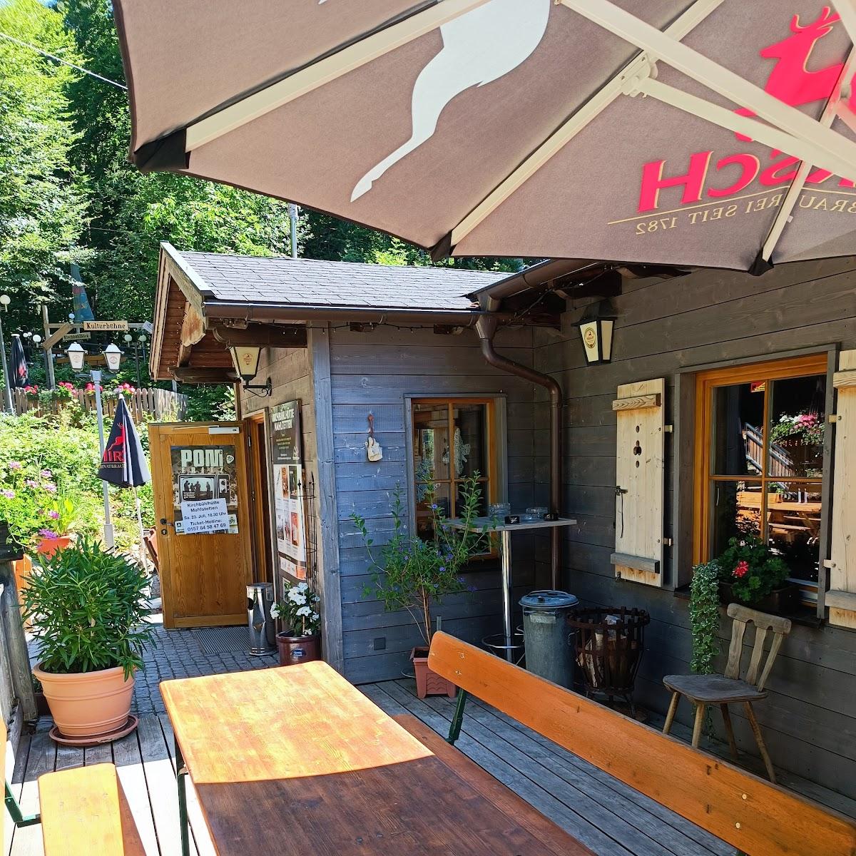 Restaurant "Kirchbühlhütte" in Mahlstetten