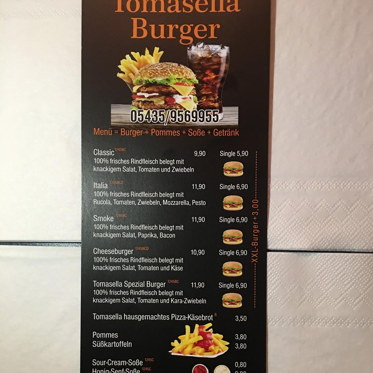 Restaurant "Pizzeria Tomasella" in Berge