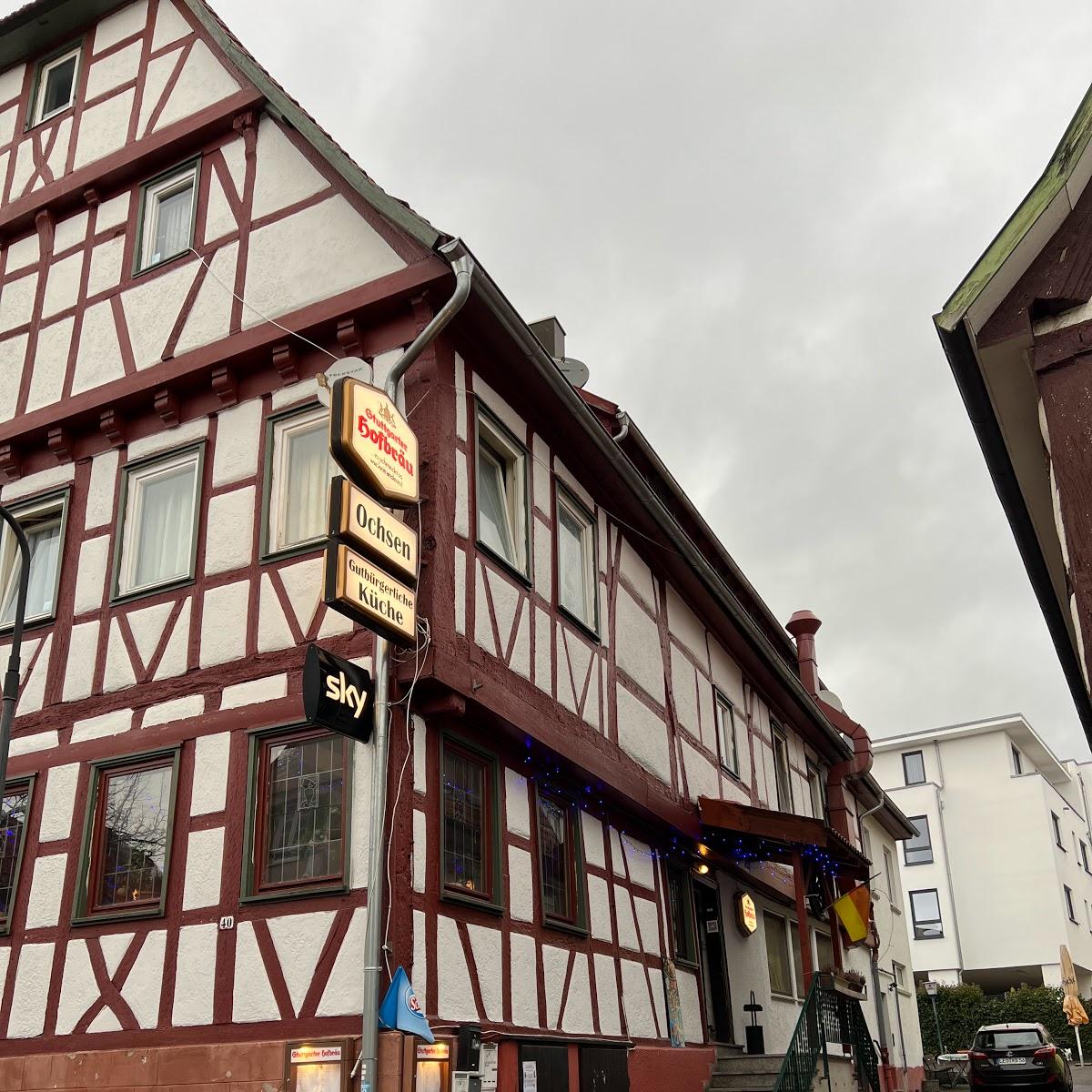 Restaurant "Gasthaus Ochsen" in Leonberg